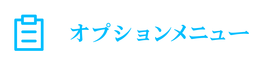 オプションメニュー